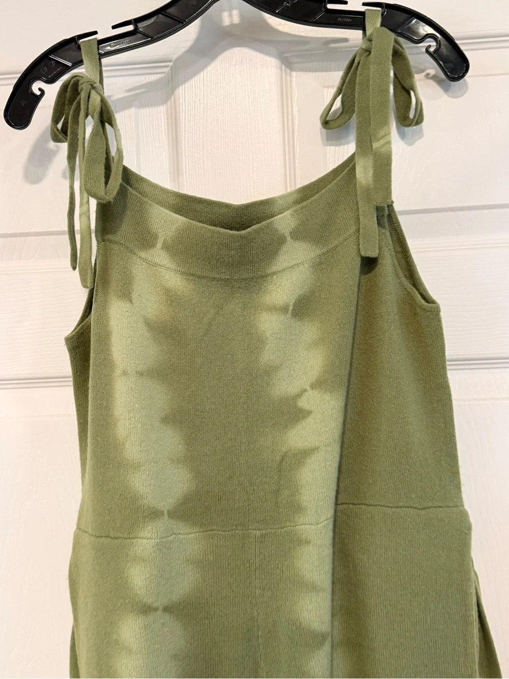 LoveShackFancy Nala Jumpsuit Tie-Dye Sleeveless Waist Tie Cashmere Wool #440